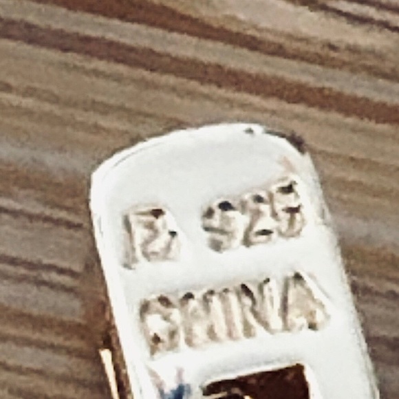 $118 Designer Vermeil Sterling Estate Necklace Designer Mark 925 CHINA - Picture 2 of 9